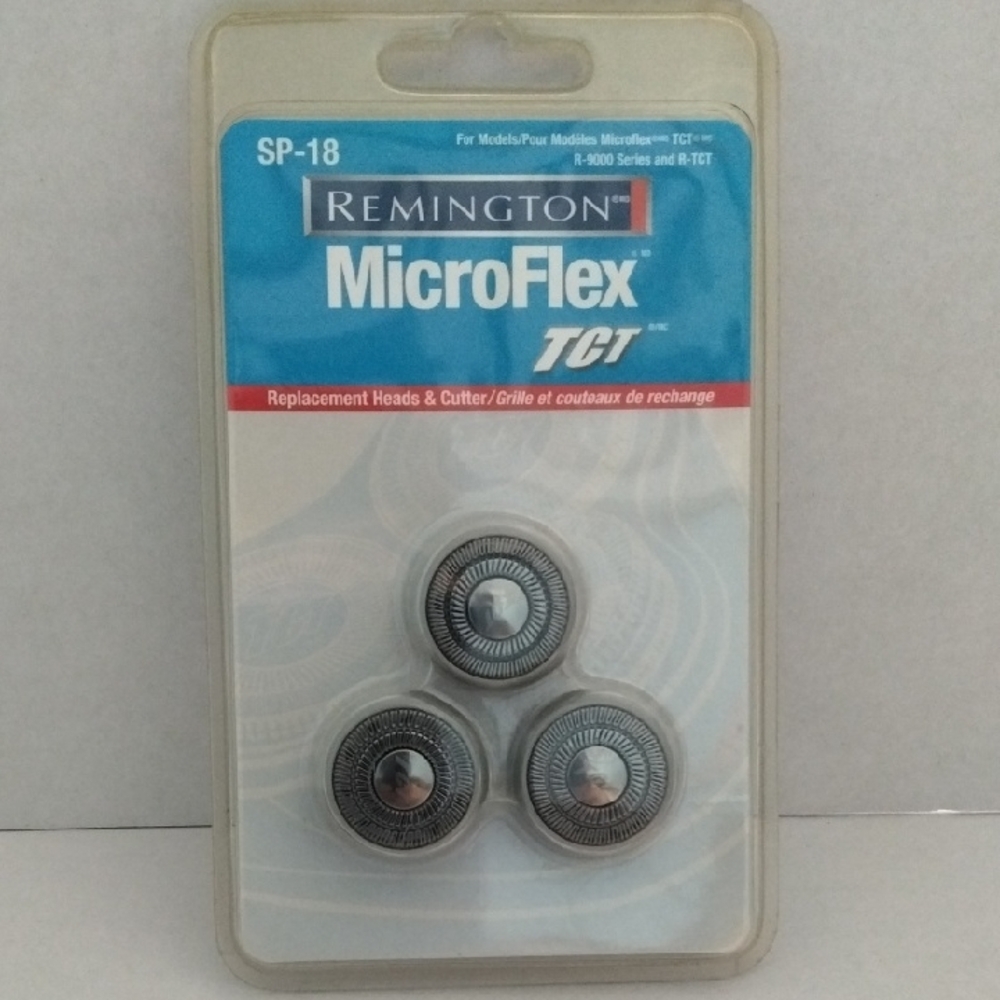 Remington MicroFlex TCT Shaver Heads‎ - Silver